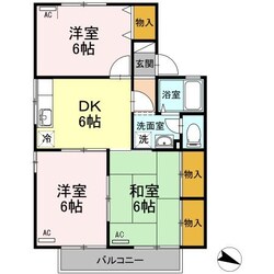 下条 徒歩10分 2階の物件間取画像